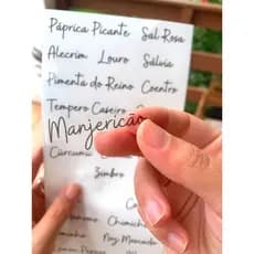 64 Etiquetas Adesivas Temperos Condimentos Potes Rótulos Adesivos à Prova D'água não desbota