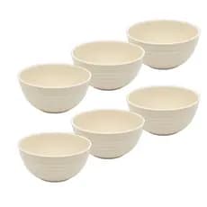 Kit 6 Bowls Tigelas Cumbucas Para Açai Sopas Sorvete Sobremesa Caldos Gelatina