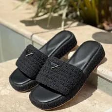 Sandália Verona Mode Verão Praia com Broche e Plataforma