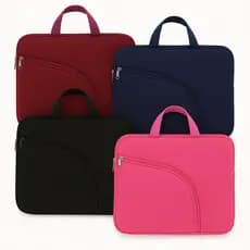 Capa Maleta Notebook Macbook 15,6' / 13 / 14 / 17 Polegadas Rígida Anti-Impacto Bolso Externo C/Alça
