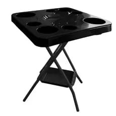 Mesa Petisqueira Desmontável Portátil Para Churrasco Camping Praia e Piscina Piscina Mar Festas