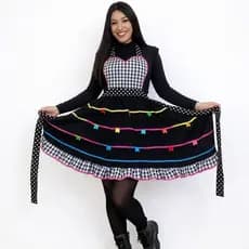 Avental de festa junina são João 2026 moda Feminina saia Matuta
