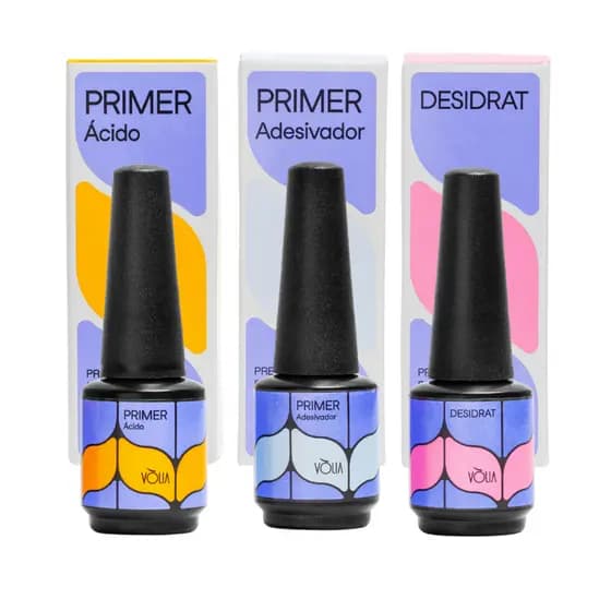 Kit Preparadores Volia Primer Acido + Adesivador + Desidrat