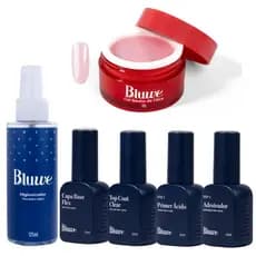 Kit Banho De Gel 30g + Preparadores - Bluwe