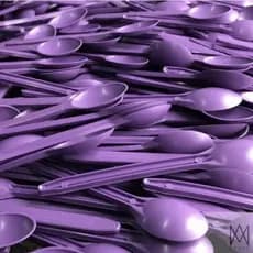 Colher de sobremesa reforçada açaí , sorvetes 1.000 un
