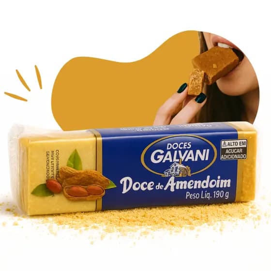 Paçoca Galvani Espeto 190G