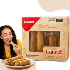 Casquinha Biju Cannoli Marvi 195g - Cx 30un