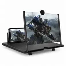 Tela Lupa Ampliadora para Celular 10 Polegadas Zoom HD Suporte Dobrável Portátil Universal