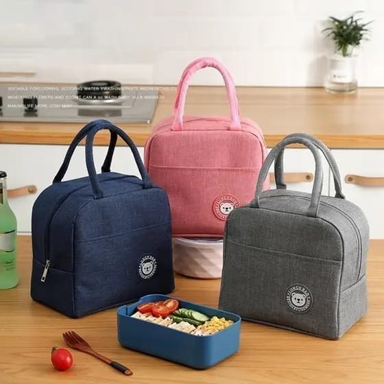 Bolsa Térmica Portátil Lancheira Térmica Marmita Viagem