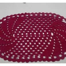 tapete de crochê avulso 100% manual .tapete de barbante número 6 varias cores entrega rapida.Tapetinho oval para porta.