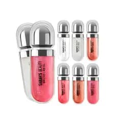 Brilho Labial Brilho Labial Óleo Labial Hidratante Hidratante Brilho Labial de Vidro Transparente