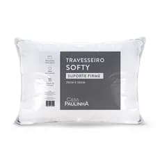Travesseiro Softy Suporte Firme 70x50 Enchimento Fibra De Silicone