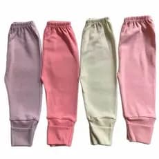 Calça bebê variadas, tamanho RN ao GG, Kit 3 Calças Tipo Mijão