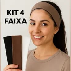 Faixa de Cabeça Estilo Gringa – Elástica, Antideslizante, Perfeita para Academia, Esportes e Looks Casuais Ribana