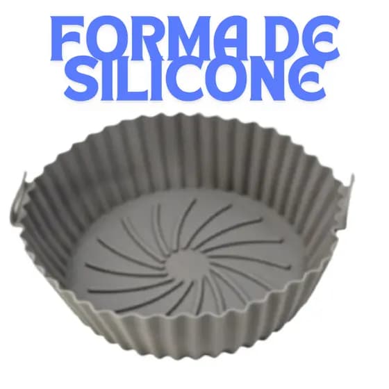 Forma De Silicone Cor Cinza 20cm 1/2/3/4 Unidades Escolha a sua Variação