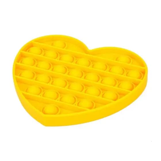 Brinquedo Pop It Fidget Toy Empurre Bubble Sensorial Coração