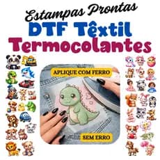 Apliques DTF Têxtil Termocolante | Temas e DIA DOS PAIS | Aplique c/ Ferro de Passar | Vários Tamanhos - ENVIO RÁPIDO
