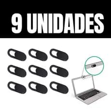 9 Unidades Protetor de Tampa Câmera Webcam Anti Espião Ultra-fino Proteção de Privacidade