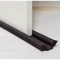 Veda Porta Rolinho Duplo 80cm Impermeável Isolante Contra Poeira Insetos Vento Frio e Ruídos