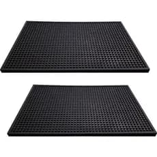 Kit 2 Tapetes 30x45Cm Porta Copo Escorredor emborrachado antiderrapante
