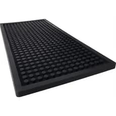 Kit 2 Tapetes 30x10cm Escorredor Barmat Porta Copos De Bebidas Emborrachado Para Mesa