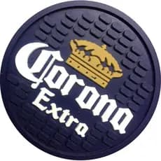 Kit 6 Porta Copos Corona - Bolacha De Chopp Emborrachado Alto Relevo