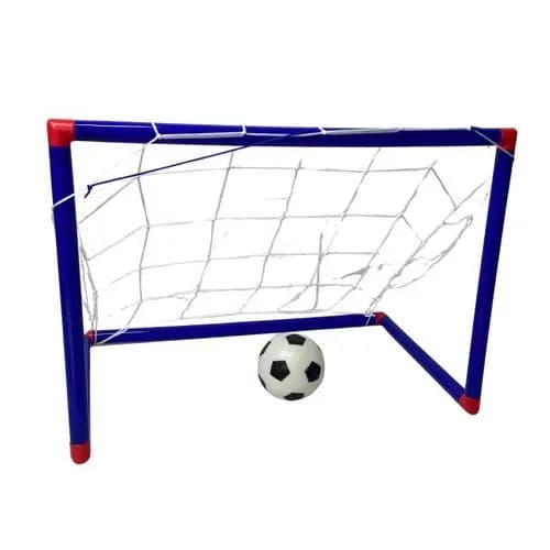 Trave Futebol Brinquedo Azul Diversao Infantil Pratica Esportiva Casa