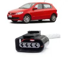 Plug Conector Chicote Bobina Ignição Volkswagen Vw Gol G5 Saveiro G5 Voyage G5 1.6