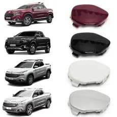 Tampa do Guincho de Reboque Fiat Toro Já Pintada na Cor do Veículo 2016 2017 2018 2019 2020 2021 Encaixe Perfeito