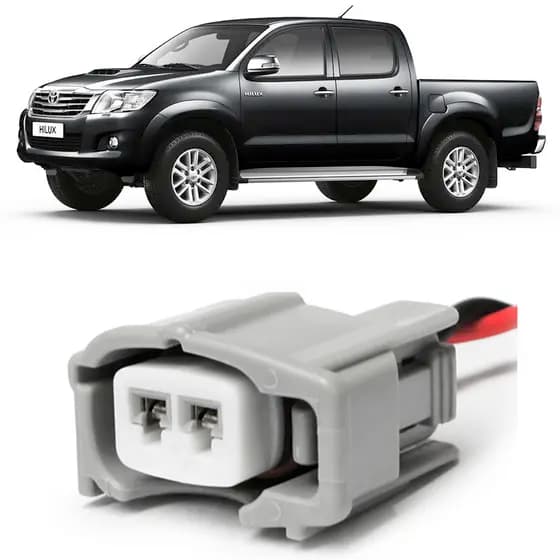 Plug Conector Bico Injetor Toyota Hilux 2.7 – Alta Qualidade