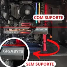 Suporte para placa de vídeo ajustável
