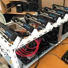 Suporte para placa de vídeo cooler para cima ou cooler para baixo - rig mineração criptomoedas