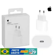 Base Fonte Carregador Turbo Apple USB-c 20w Pd com NF e Garantia