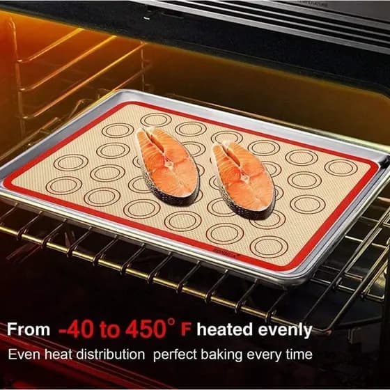 Tapete Antiaderente Silicone Fibra De Vidro Culinário Para Bolo De Massa Óleo E Panelas Cozinhar