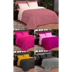 Jogo de Cama Edredon Dupla Face Fronha Personalizada Várias Cores e Estampas
