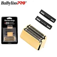 Refil de Reposição Shaver Babyliss Fx02 Dourada 2 Lâminas + Cabeça com 2 telas Peças de substituição