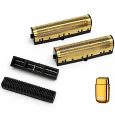 Refil Kit 2 telas + 2 Lâminas Kemei Shaver TX1 Peça de Reposição Para Barbeador