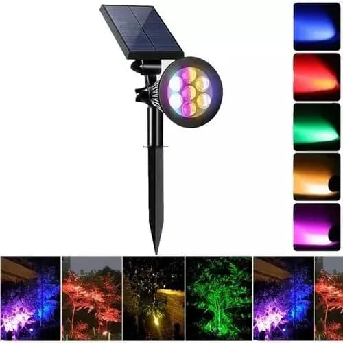 Luminária Solar 15w Espeto Jardim Super Led Hi-Soverled