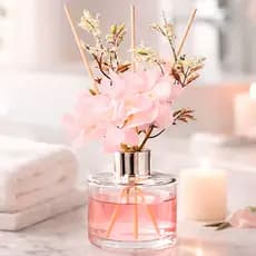 Frasco Vidro 130ml  Difusor Orquidea Aromatizador Luxo Lavabo Banheiro Closet Pia