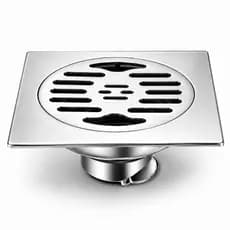 Ralo Inox Quadrado Anti Odores Inseto 15x15  Inteligente