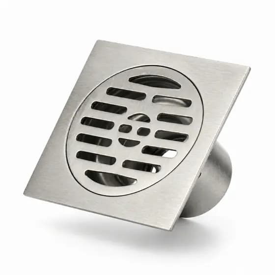 Ralo Quadrado 15x15 Inteligente Anti Odor Inox Escovado