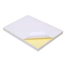 Papel Adesivo A4 Branco Fosco 115g Etiqueta Pacote com 100 Folhas