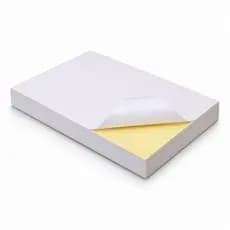 100 Folhas A4 Papel Adesivo Branco Para Etiquetas e Personalizados