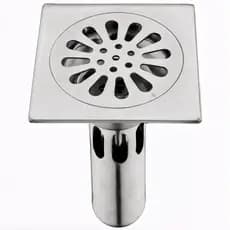 Ralo Banheiro Inteligente Anti Odor 9.4x9.4 Inox Anti Inseto