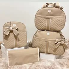 kit bolsa maternidade modelo fita