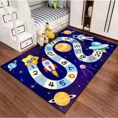 Tapete Infantil Antialérgico para Quarto 1,00x1,40 Varias Estampas