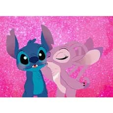 Tapete Infantil do Stitch  Antiderrapante 1.40x1.00