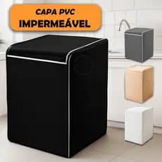 Capa para Máquina de Lavar Pvc Impermeável Todos Tamanhos p/m/g Brastemp Consul Eletrolux