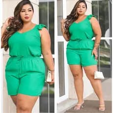 Conjunto Feminino Plus Size Viscose
