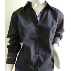 Camisa Feminina Camisa Manga Longa Camisa de Algodão
